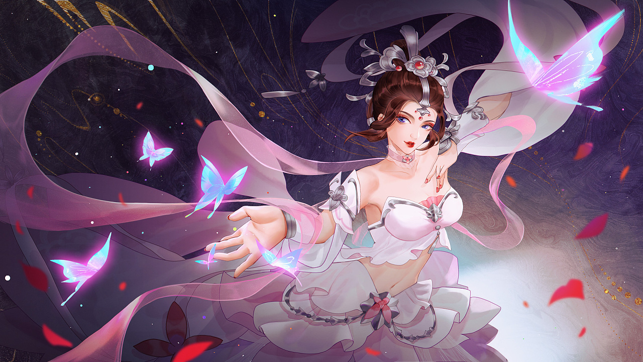 舞天姬的化圣造型和凌波城门派师傅二郎神,来自一个磕cp磕昏头的拉郎