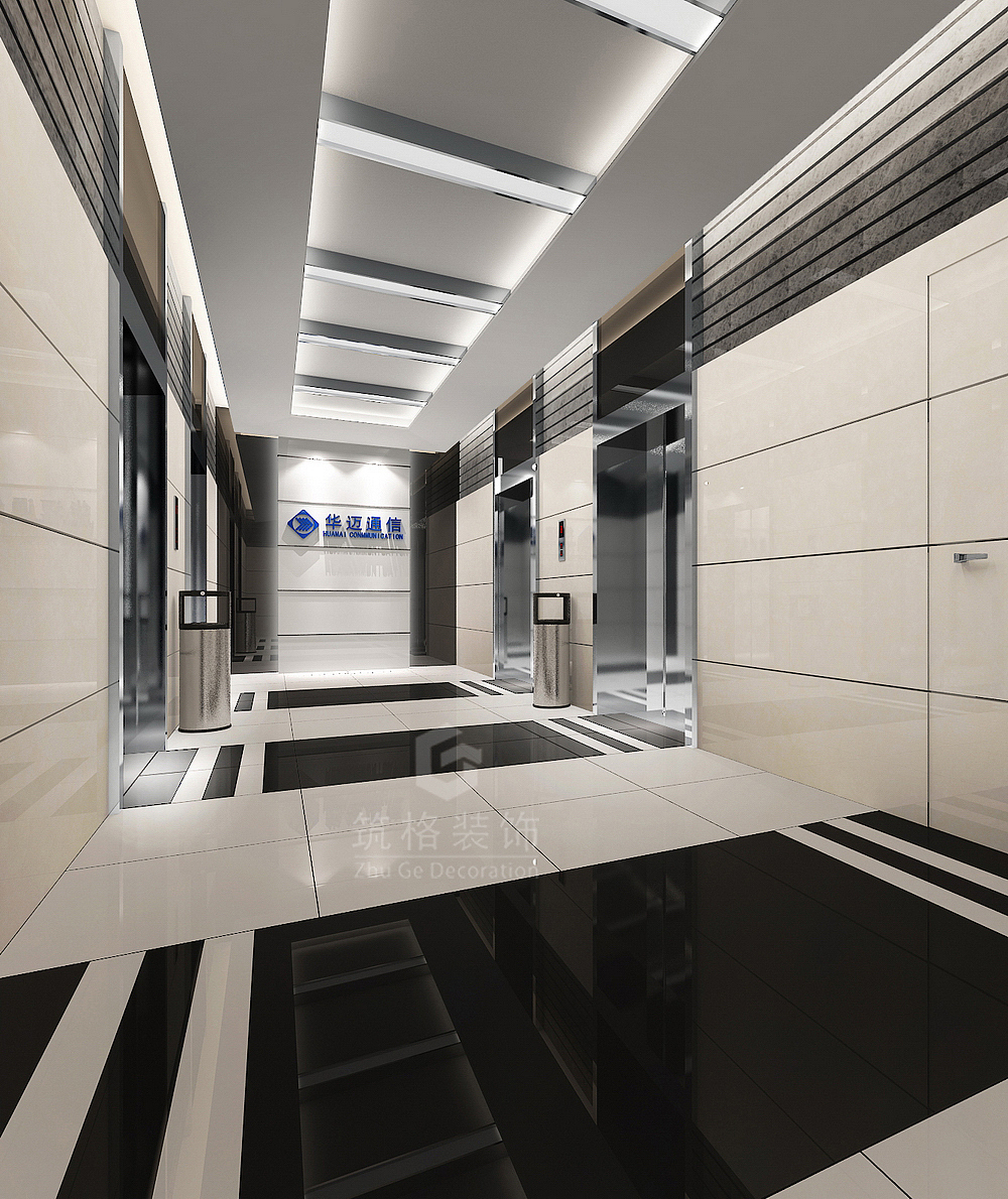 华迈通信办公室装修设计案例-成都办公空间装修设计