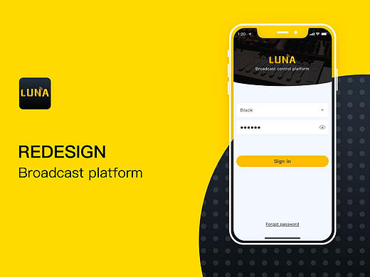 Luna廣播管控APP（個人主頁-ZNDQwMzg4MzI=） - APP界面 - 站酷設計師文思捷原創(chuàng)素材 - 站酷ZCOOL