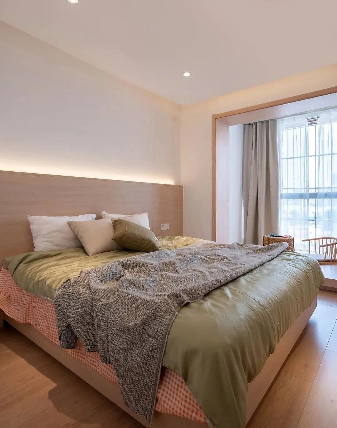 65㎡日式风小两居,装下了冰箱+洗衣机+多功能房!