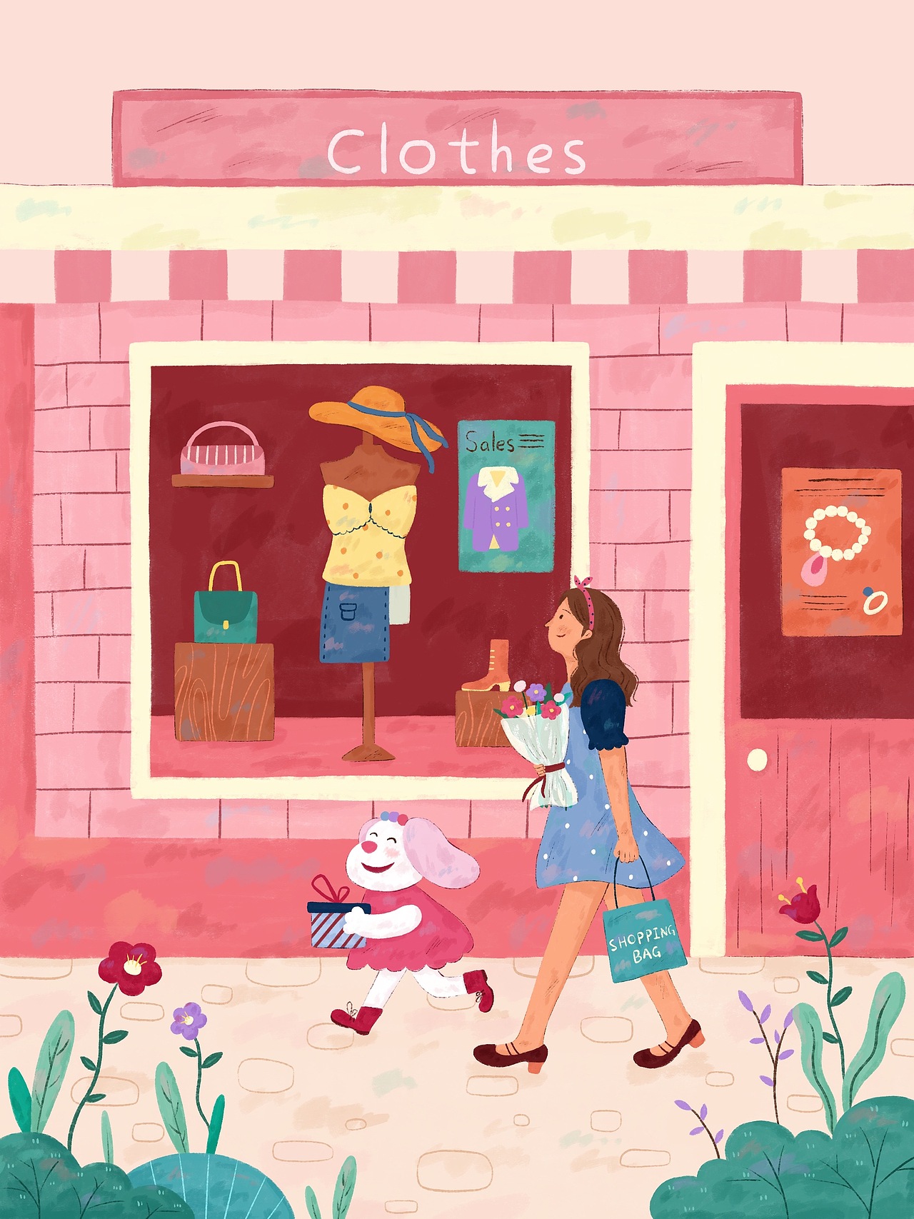 一些节日的插画分享（图ZMjk2ODYxODU2） - 创作习作 - 站酷设计师_猪肉饭团原创素材 - 站酷ZCOOL