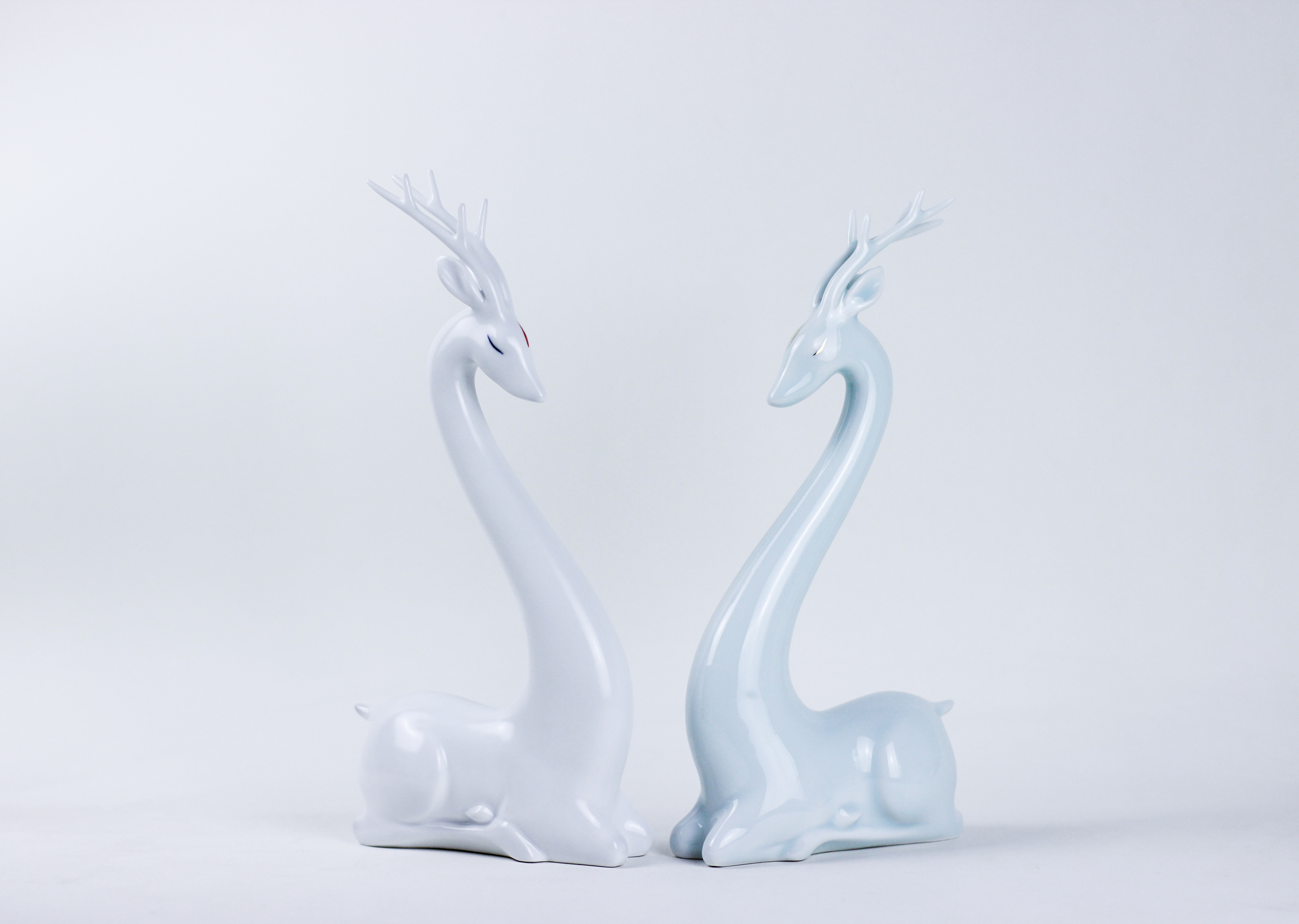 《一鹿相随》陶瓷摆件伴手礼设计