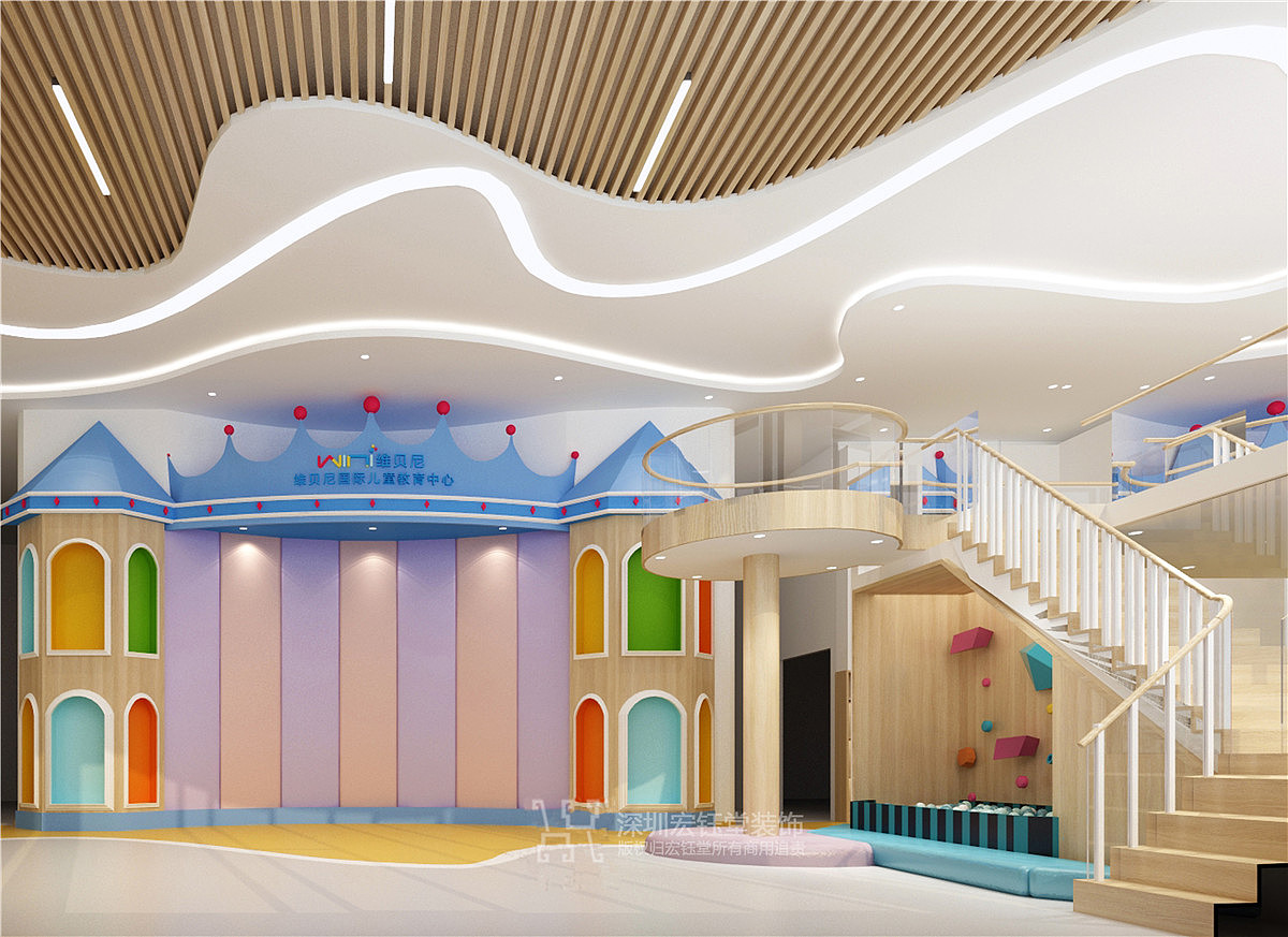 郑州维贝尼早教装修效果图-郑州专业高端连锁早教装修公司