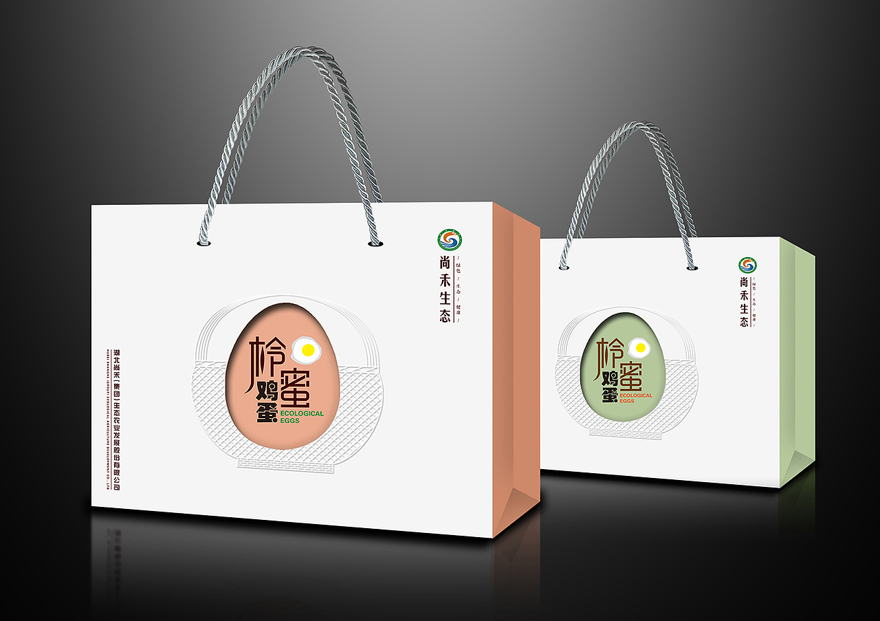 柃蜜黄壳绿壳土鸡蛋农产品包装设计
