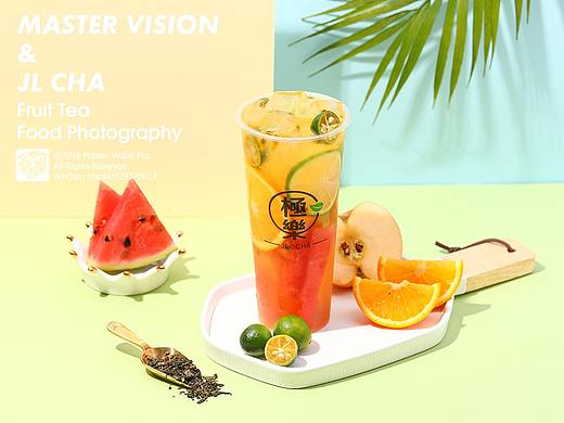 水果茶就该有夏天的颜色｜饮品茶饮摄影｜上海魔摄视觉