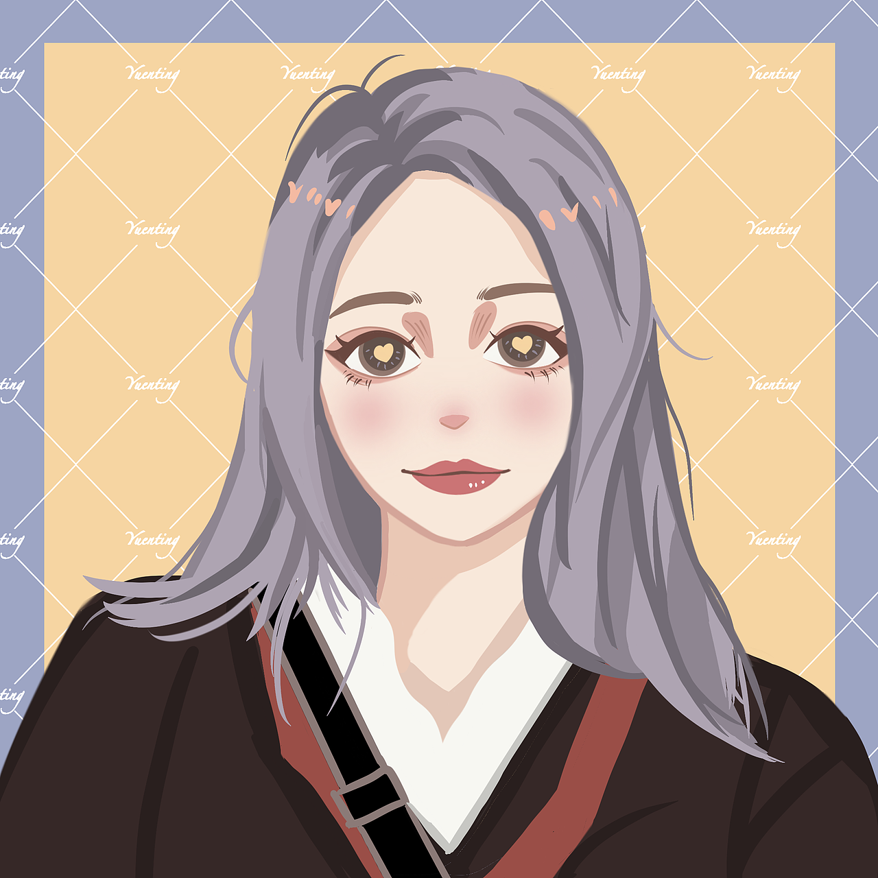 卡通q版头像|插画|艺术插画|放兴兴的羊x_原创作品-站酷zcool