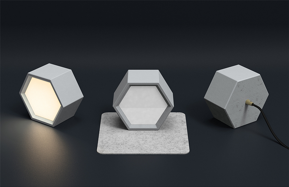 水泥台面灯（图ZMTI2OTE4NTcy） - 生活用品 - 站酷设计师凝石设计原创素材 - 站酷ZCOOL