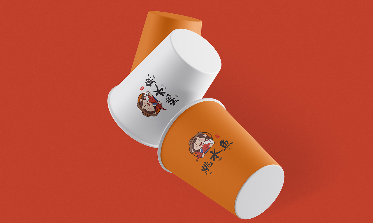 跳水鱼LOGO设计（图ZMjc0NjUxNjI4） - Logo - 站酷设计师YiN以南丨钰泽丨原创素材 - 站酷ZCOOL