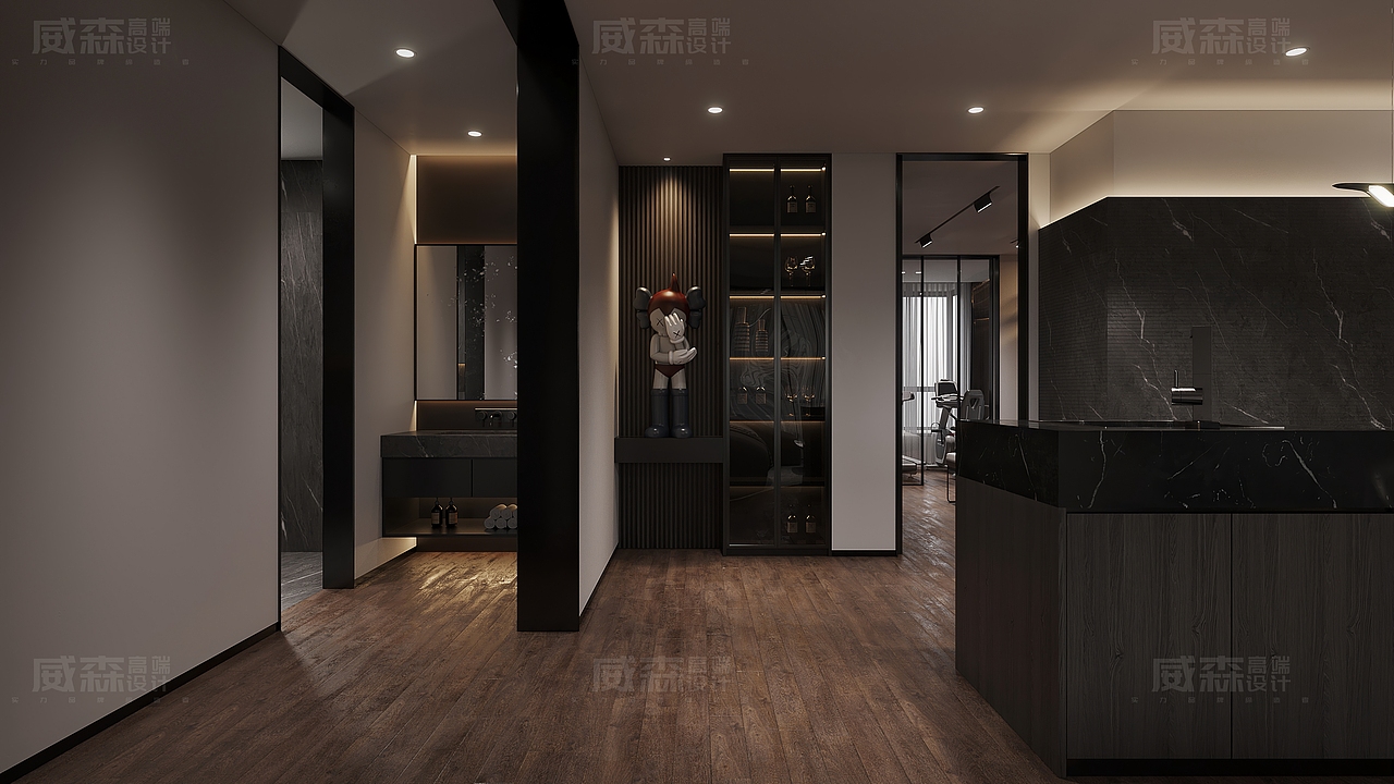 家装|高级黑 无主灯设计（图ZMjQ3ODQ2NzEy） - 家装设计 - 站酷设计师VS18656027090原创素材 - 站酷ZCOOL