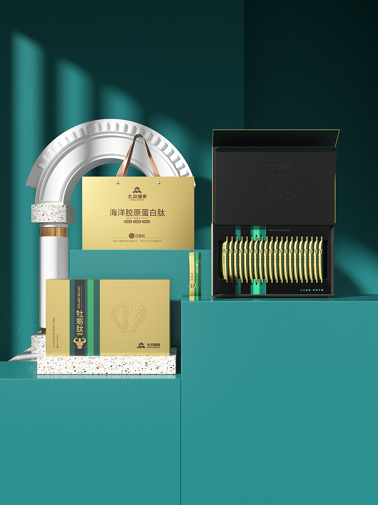 保健类产品鲍鱼肽、牡蛎肽、海参肽等