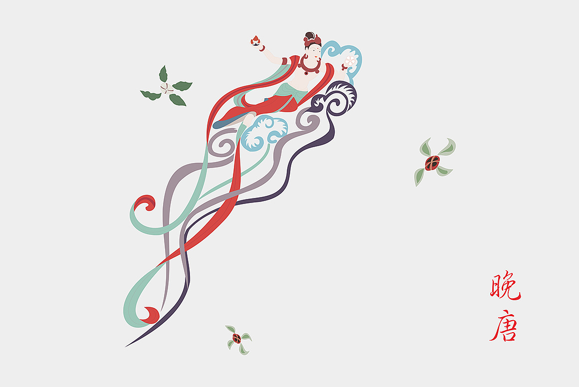 飞天适量图案|平面|图案|曼陀罗mtl - 临摹作品 - 站酷 (zcool)