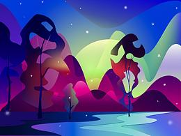 插画临摹融合个人想法