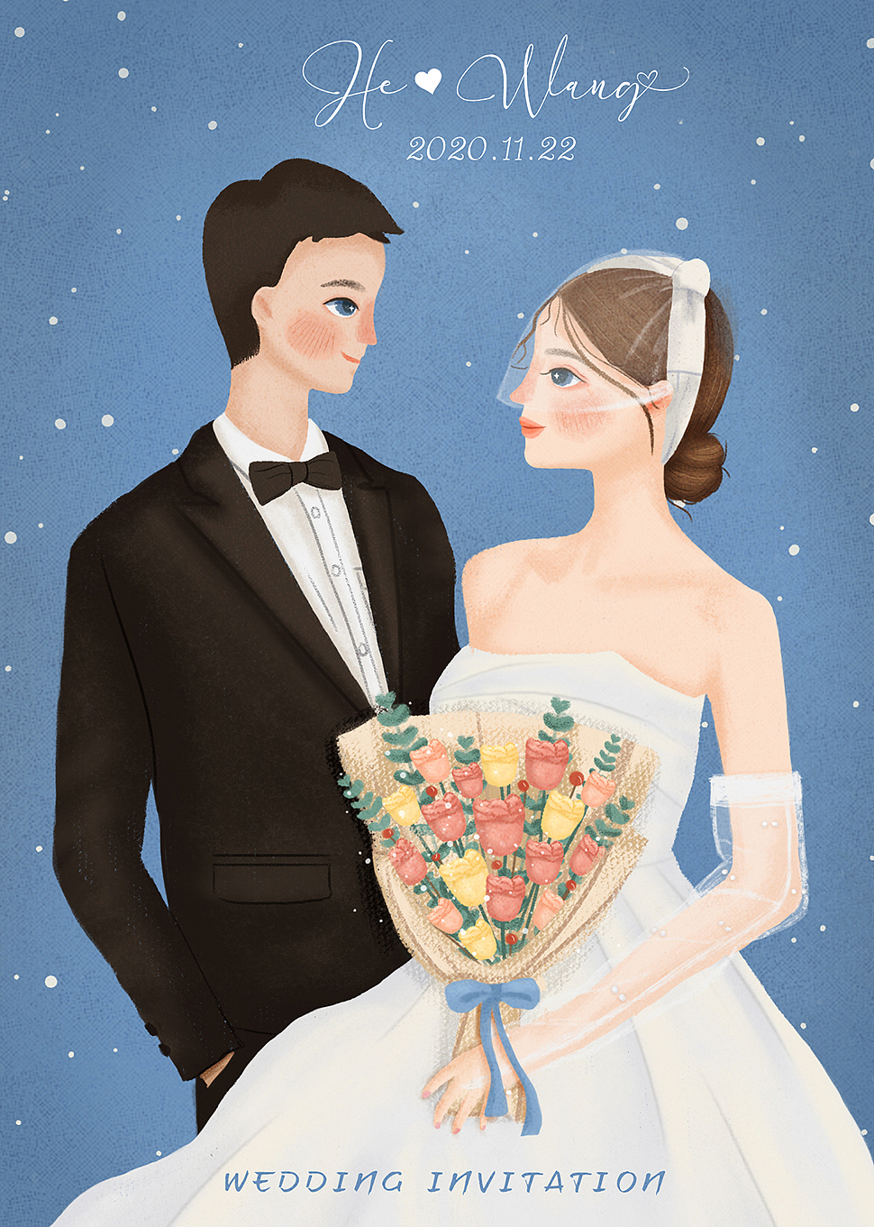 婚礼请柬设计（图ZMjU0MjgxODgw） - 商业插画 - 站酷设计师来自火星的玛丽原创素材 - 站酷ZCOOL