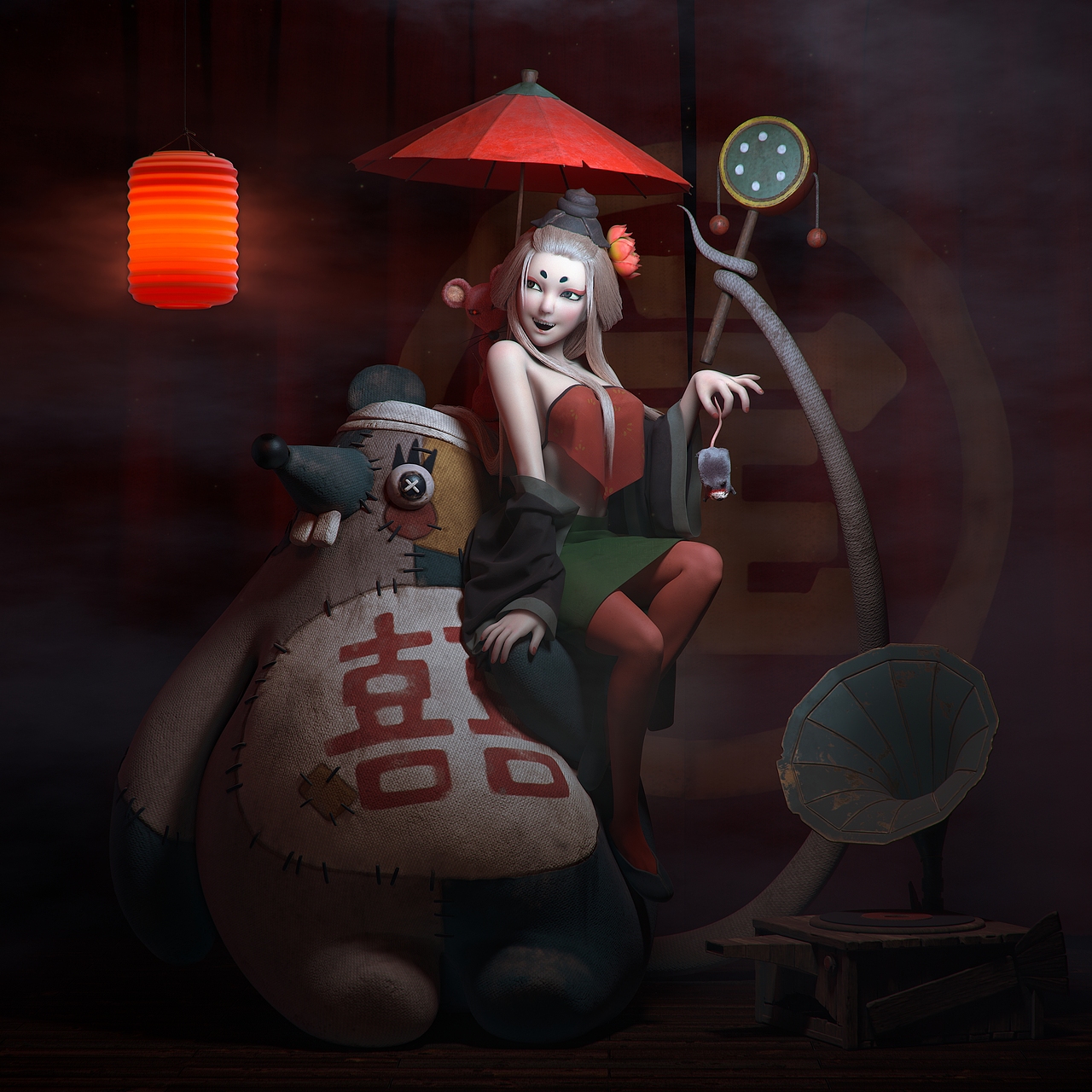 大鱼海棠——鼠婆（图ZNTM4Njg0NjA=） - 人物/生物 - 站酷设计师douser54原创素材 - 站酷ZCOOL