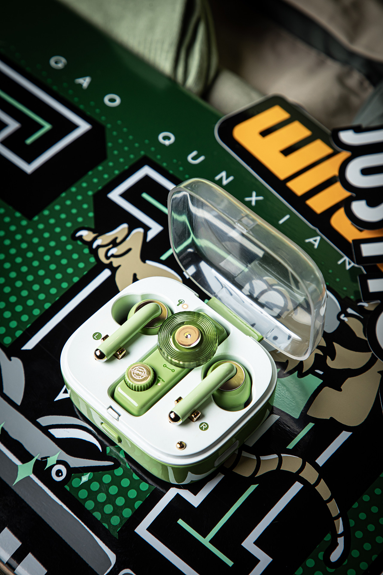 猫王x佳简几何潮无线onetws耳机