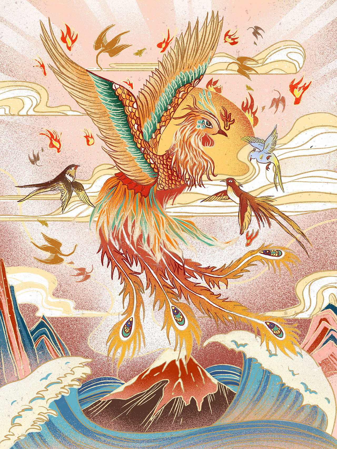 国潮系列插画（图ZMjM2MzYwNzE2） - 商业插画 - 站酷设计师o芝士多不多o原创素材 - 站酷ZCOOL