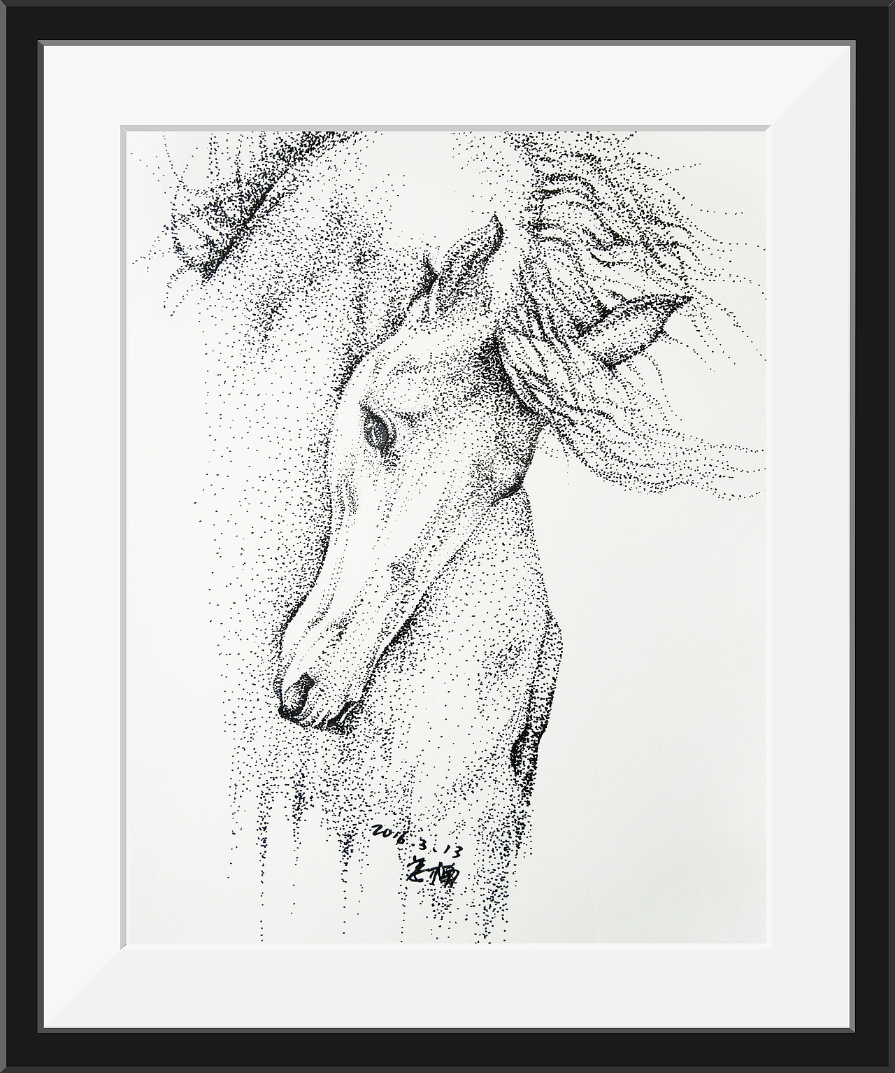 一如既往的点绘，好久不画了，手生的很啊！！