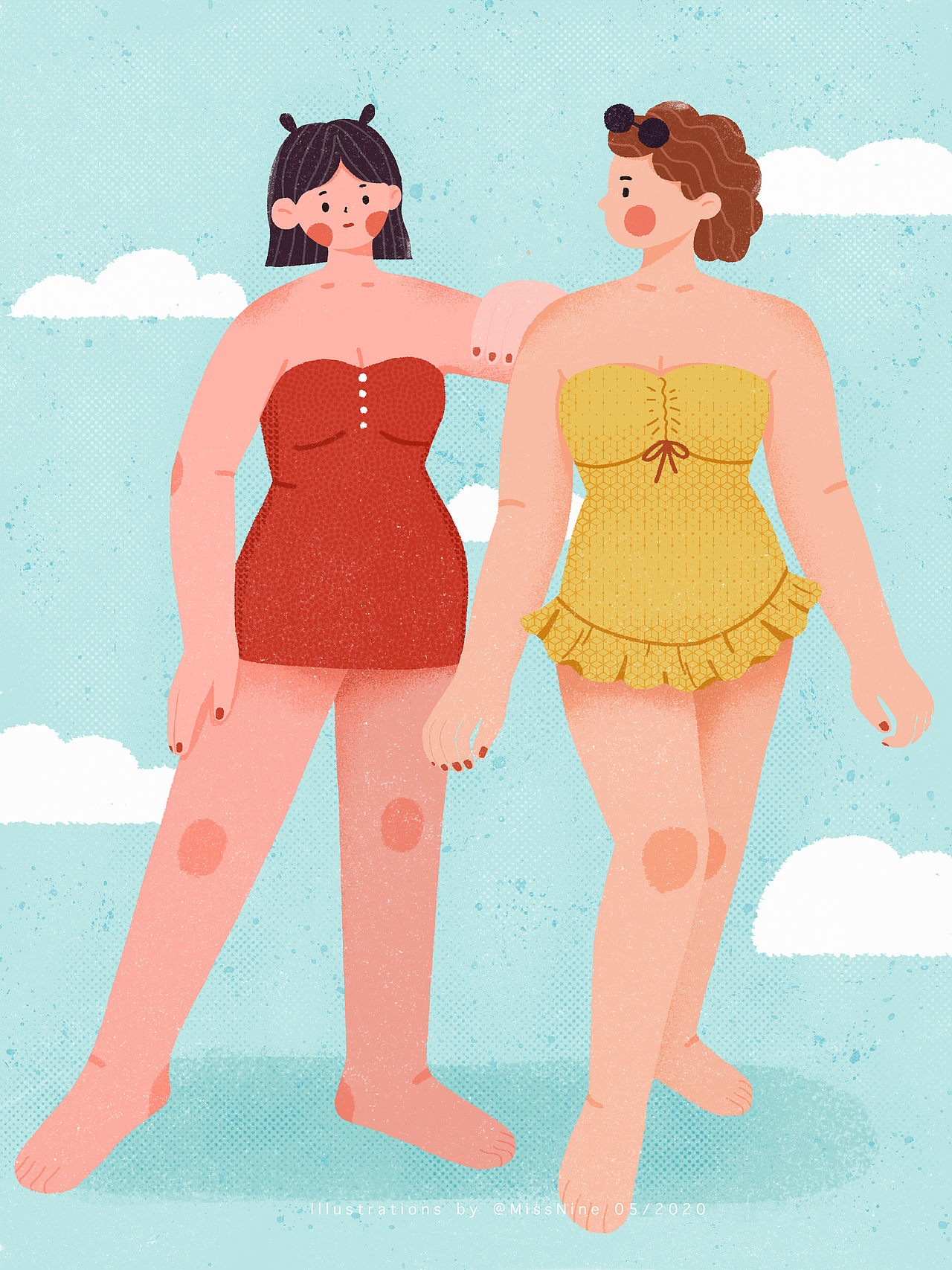 度假 扁平人物（图ZMjA5Mjk3NzA0） - 创作习作 - 站酷设计师济小辛原创素材 - 站酷ZCOOL