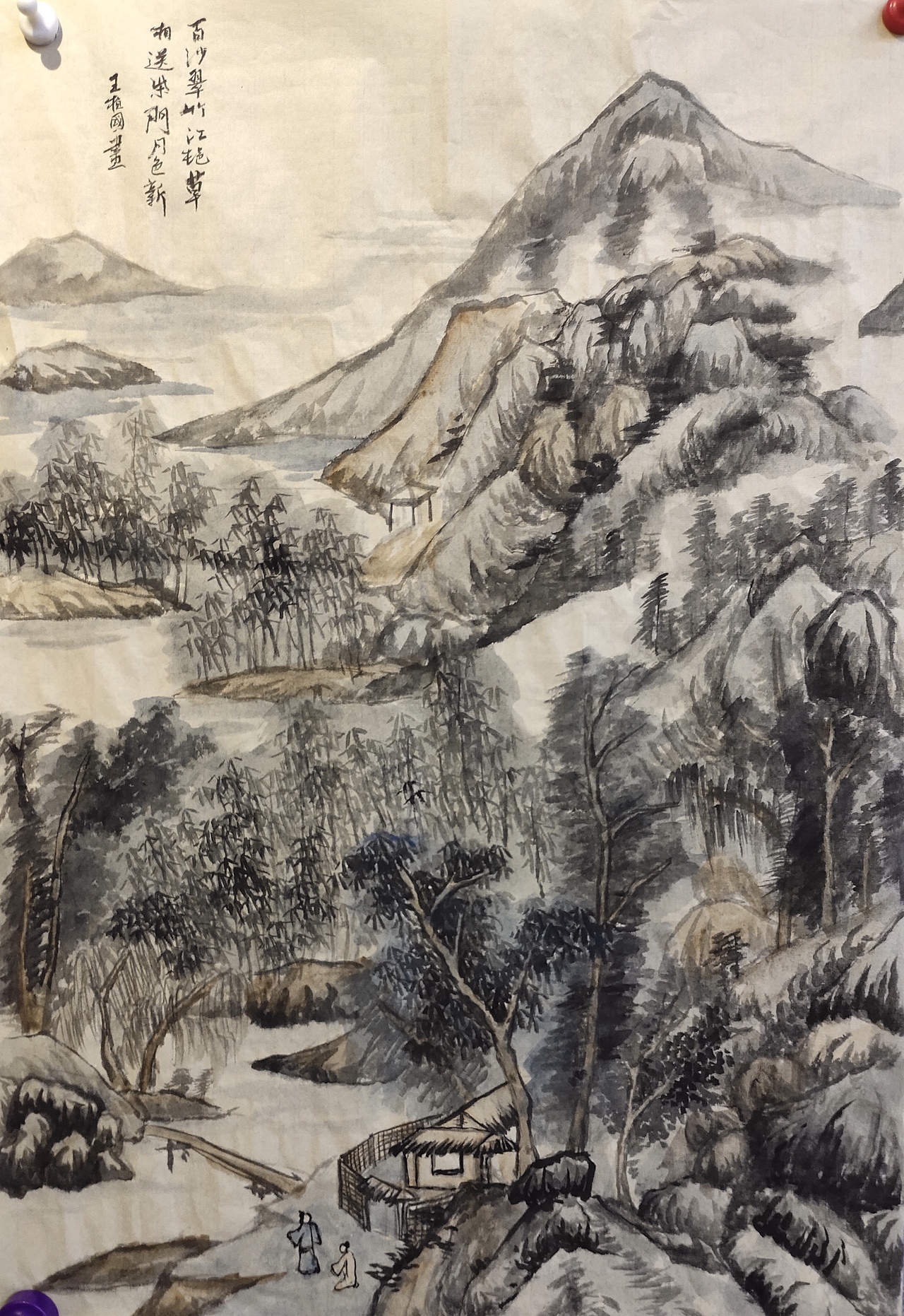 国画山水学生作品辑（图ZMjIyNzc1NDMy） - 绘画 - 站酷设计师布谷书画馆原创素材 - 站酷ZCOOL
