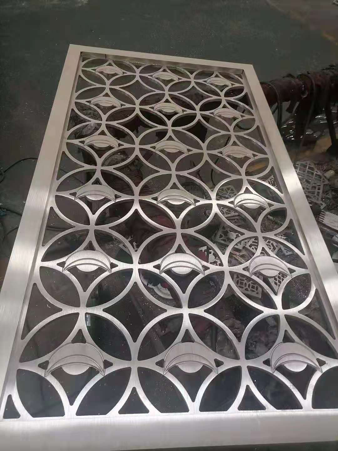 实惠定做酒店工程屏风 玫瑰金不锈钢屏风