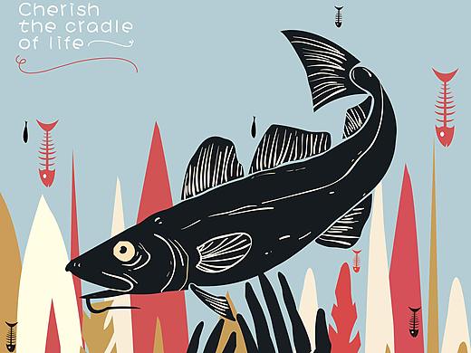 保护海洋（个人主页-ZNDYzMzU5NTY=） - 海报 - 站酷设计师画画的方块原创素材 - 站酷ZCOOL