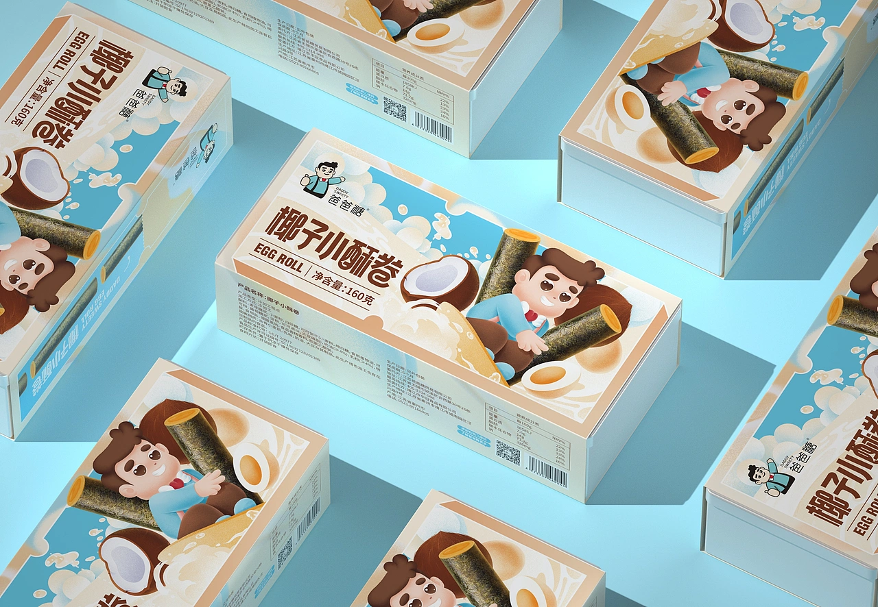 尚智&times;爸爸糖｜系列包装升级 | 礼盒包装｜IP插画包装