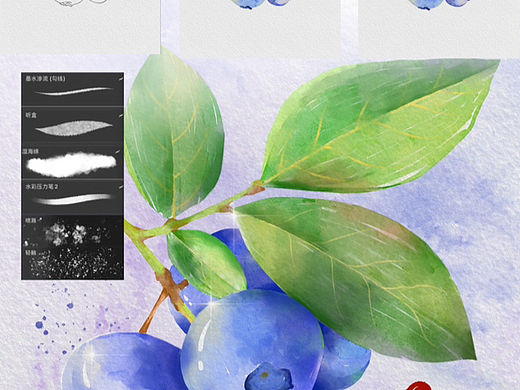 一颗颗蓝色小精灵