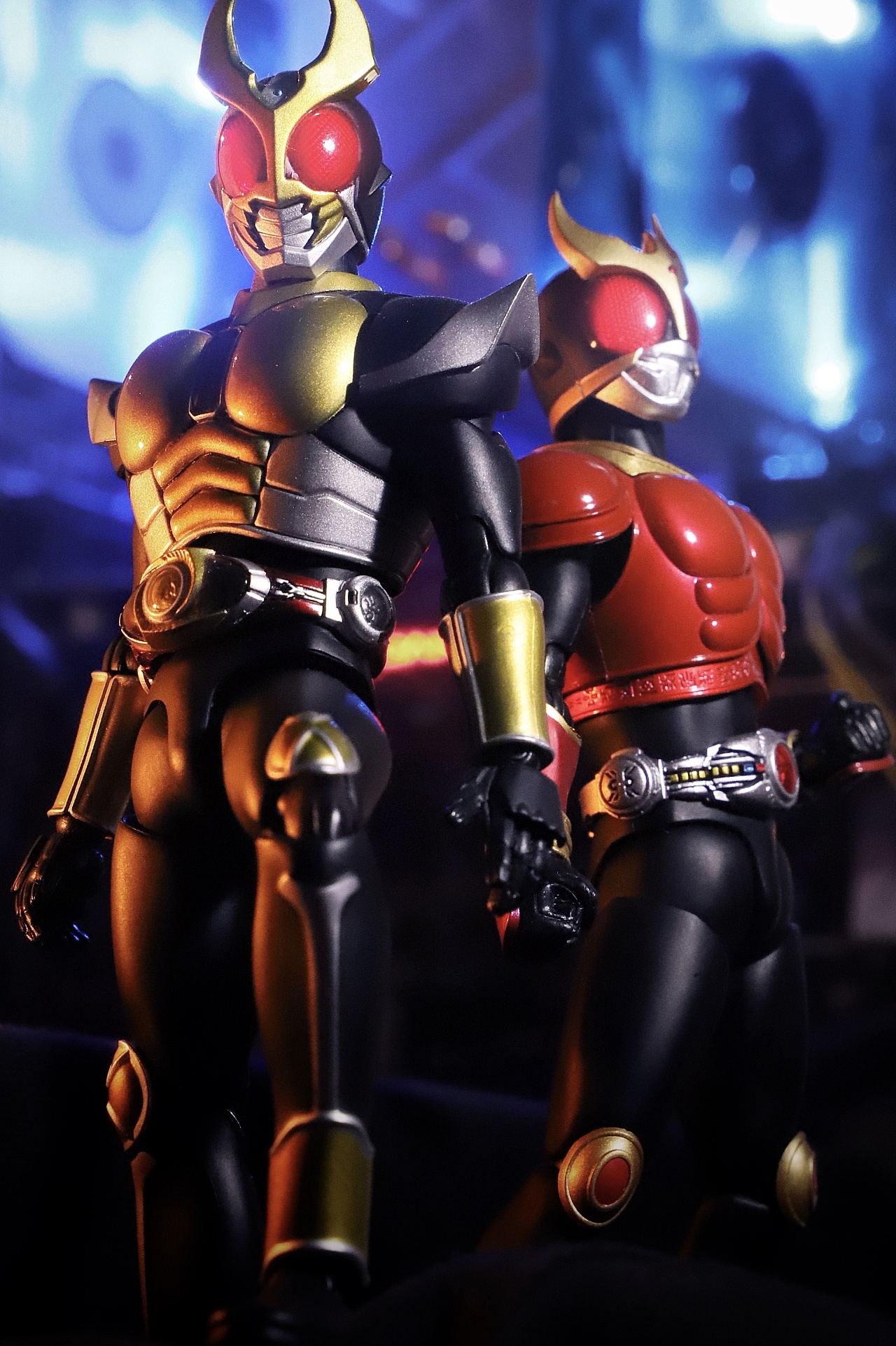 假面骑士手办拍摄