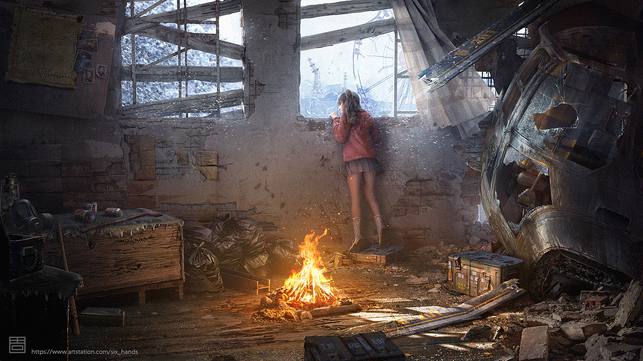 明日之后宣传海报（图ZMTQzMTc0NDcy） - 商业插画 - 站酷设计师周不弱CAFA原创素材 - 站酷ZCOOL