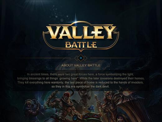 欧美风界面—Valley Battle