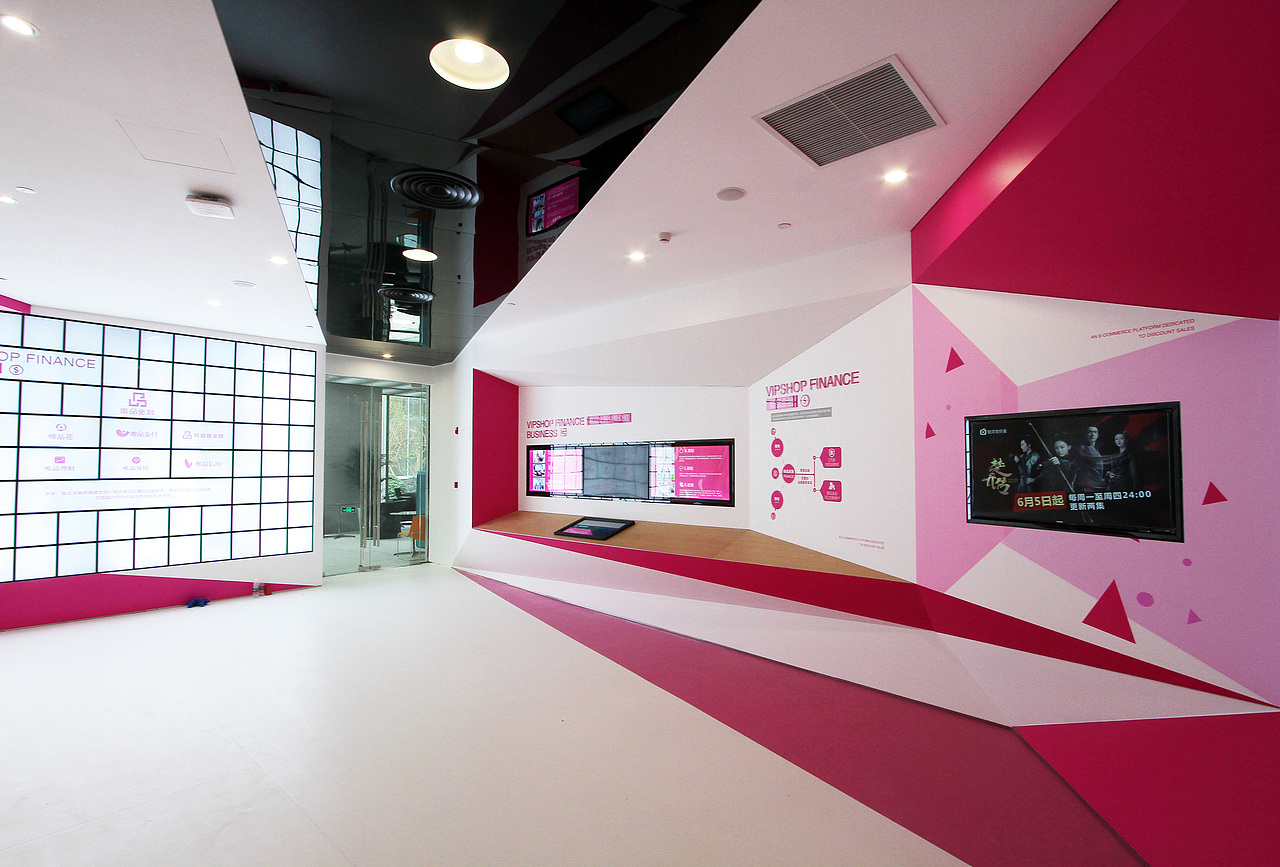 上海唯品会企业展厅（图ZMTI4MDg3MzQ4） - 家装设计 - 站酷设计师TIM08原创素材 - 站酷ZCOOL