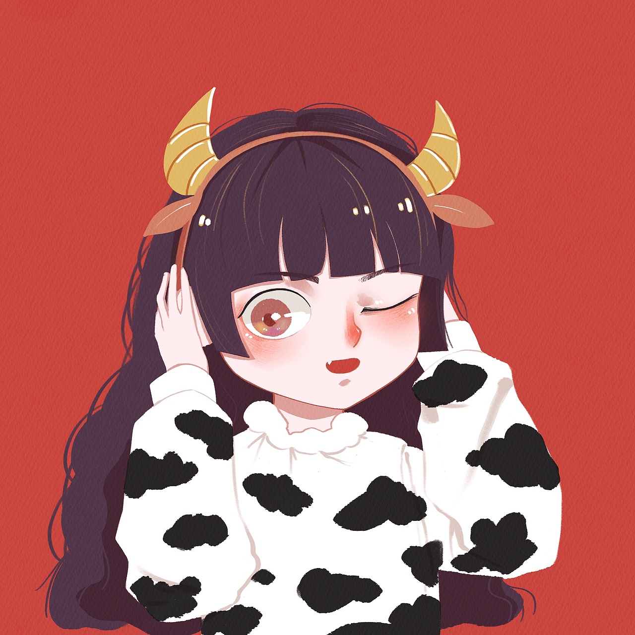 一组头像丨🐮（图ZMjQzODI0MjE2） - 创作习作 - 站酷设计师汤圆十二斤原创素材 - 站酷ZCOOL