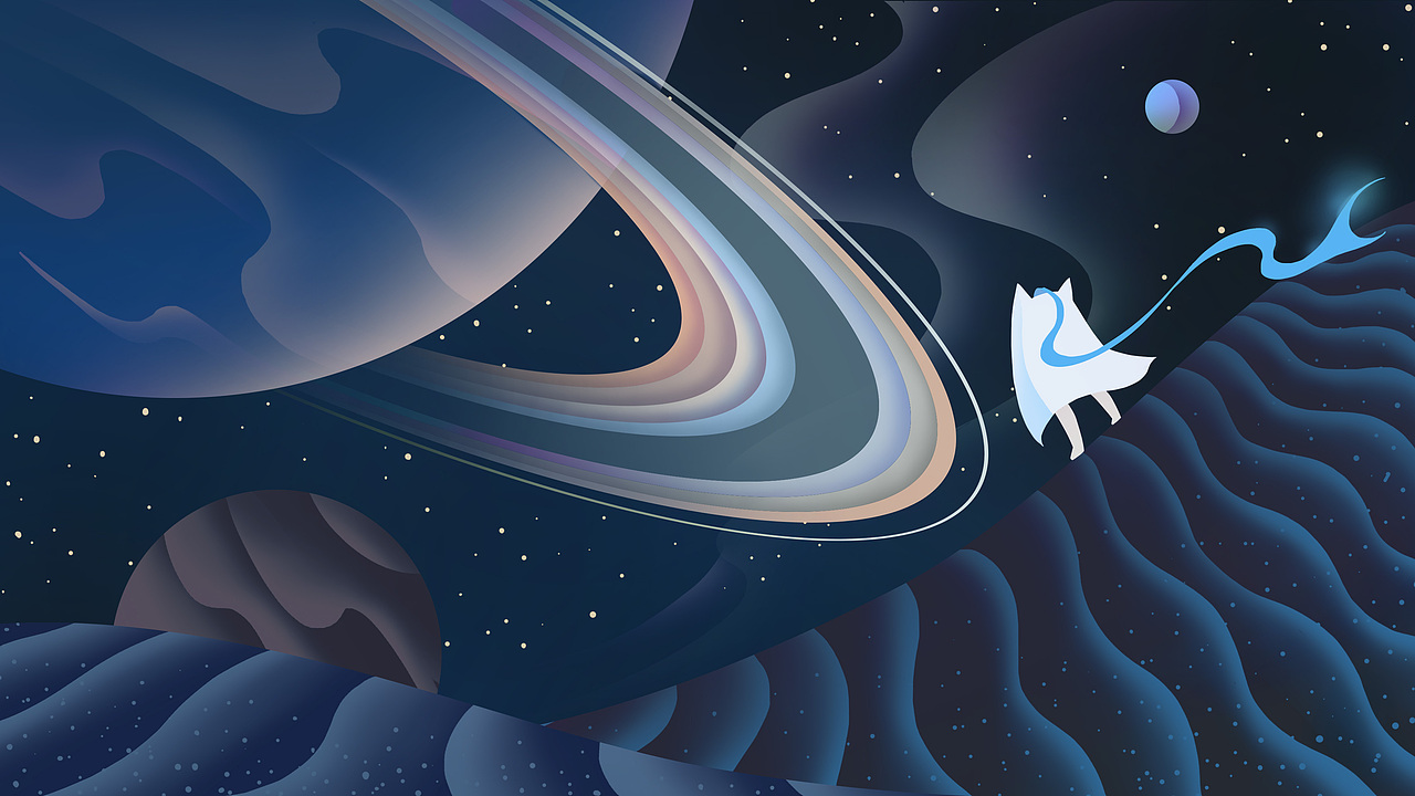 插画练习,人物动物植物