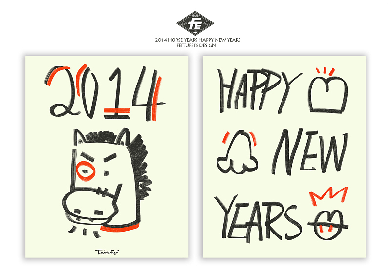 2014 FEITUFEI'S HORSE CALlENDAR（图ZMTMwMDIzMzI=） - 新锐潮流插画 - 站酷设计师FEITUFEI原创素材 - 站酷ZCOOL