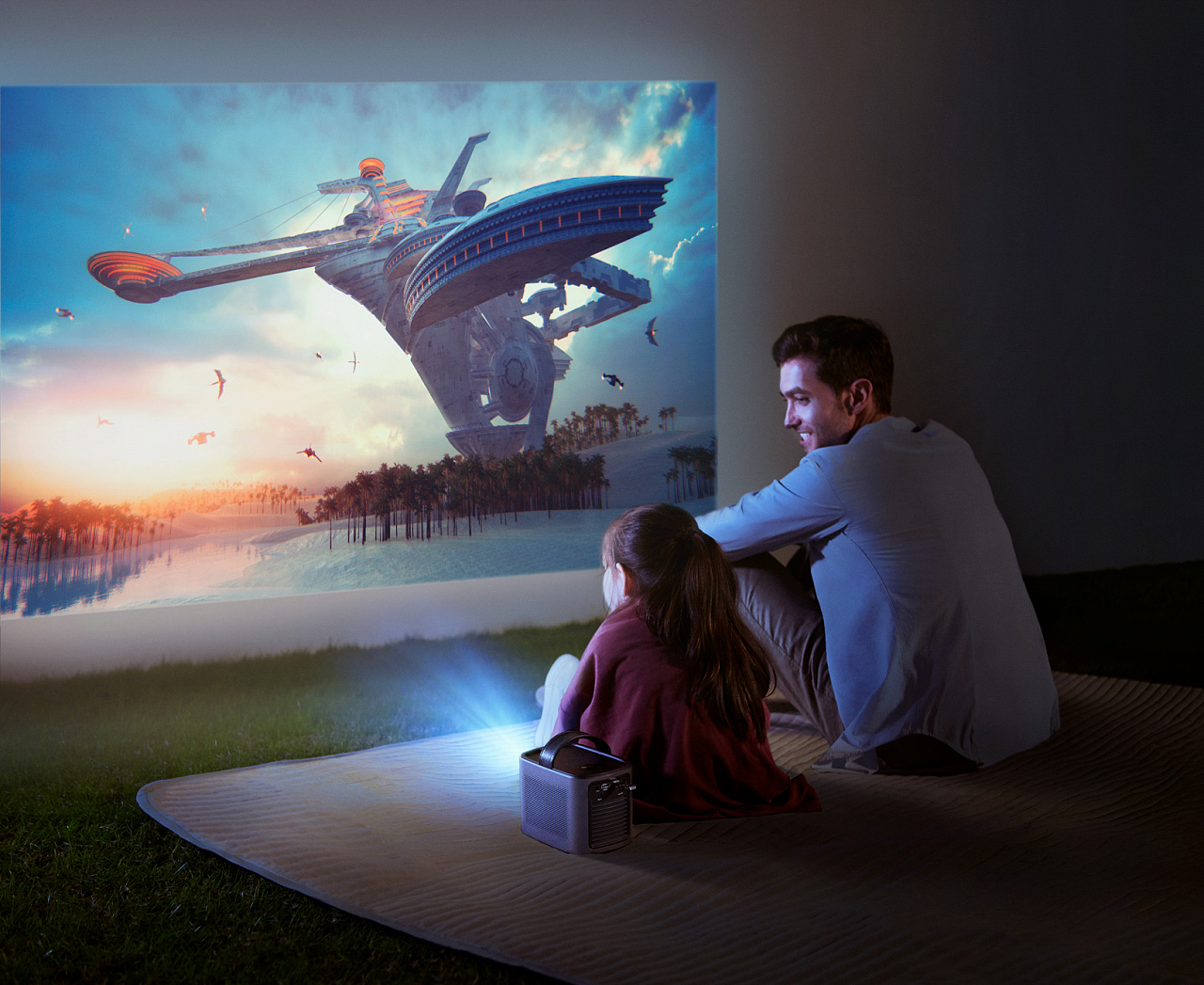 jbl合作的一款投影仪_广州拍摄