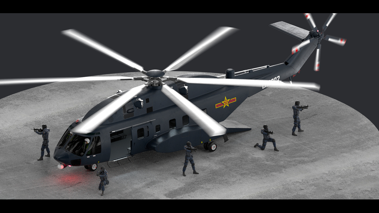 Z-8L直升机（图ZMjY3ODQ4NDI4） - 机械/交通 - 站酷设计师SCV_2021原创素材 - 站酷ZCOOL