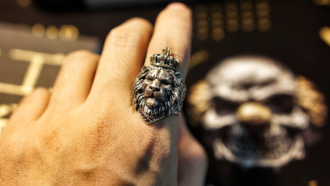 vulcan伏尔甘【狮王】 s925银戒指