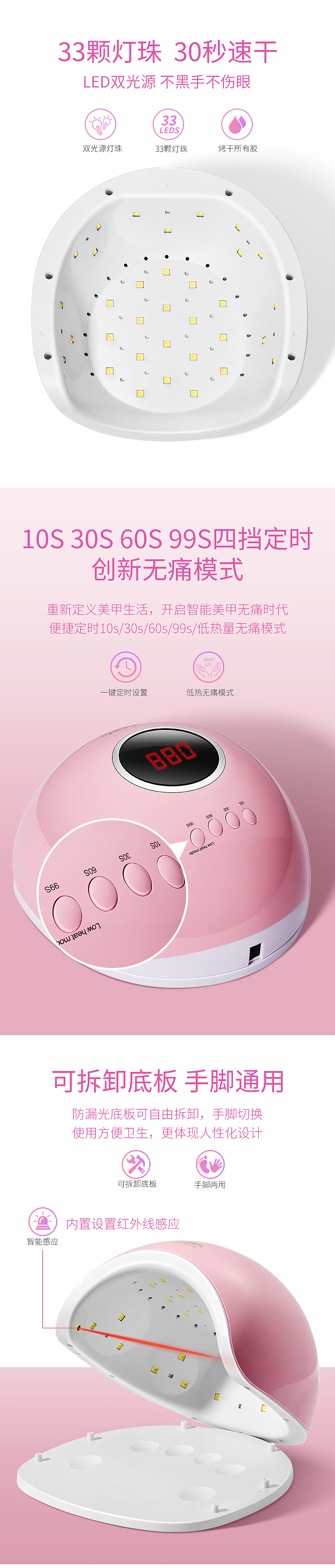 美甲灯详情（图ZMjExOTAwMTEy） - 电商 - 站酷设计师773898210原创素材 - 站酷ZCOOL