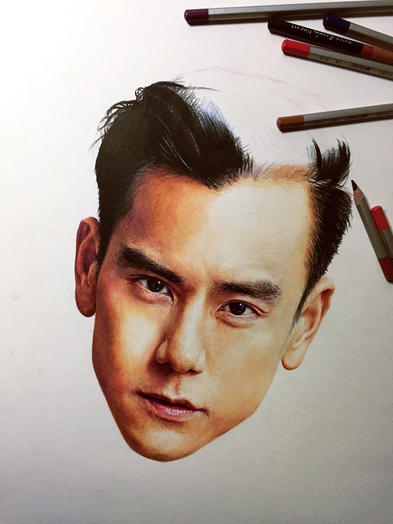 彭于晏彩铅来一发