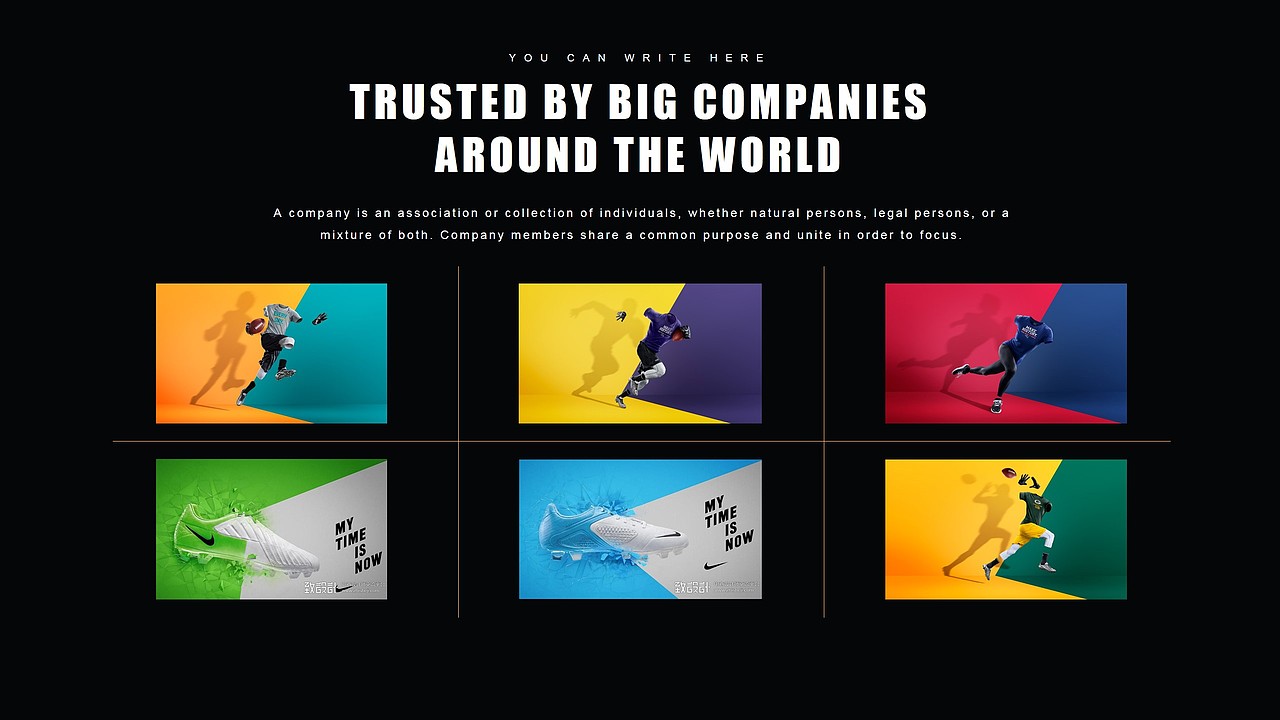 NIKE耐克时尚运动品牌营销策划PPT模板（图ZNzg0MjY3NDQ=） - PPT/Keynote - 站酷设计师MASEFAT工作室原创素材 - 站酷ZCOOL