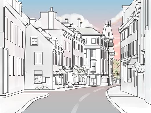 手绘分镜-场景概念