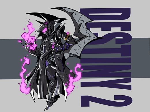 Destiny2（个人主页-ZNTkwNTU3ODg=） - 商业插画 - 站酷设计师起床困nan人原创素材 - 站酷ZCOOL