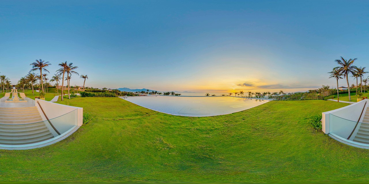 越南芽庄富神酒店全景拍摄
