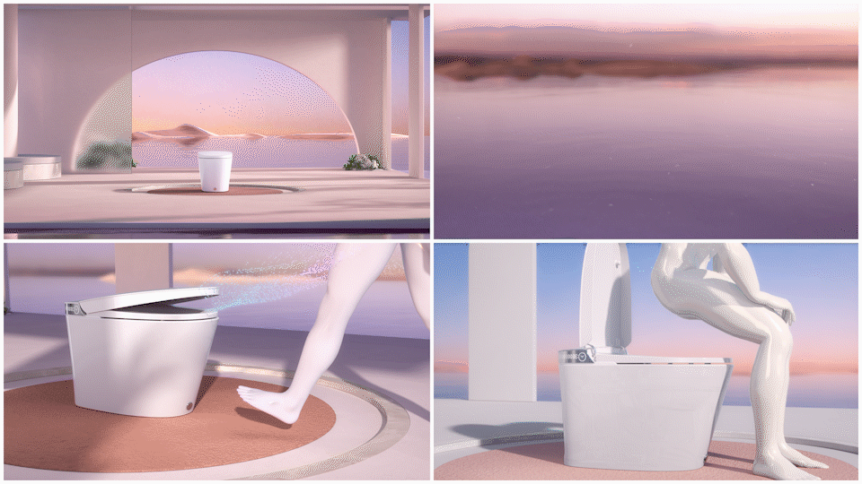 怡和卫浴010A智能坐便器 -2021年上海国际厨卫展（图ZMjU4MDM1MTgw） - 动画/影视 - 站酷设计师映合文化原创素材 - 站酷ZCOOL