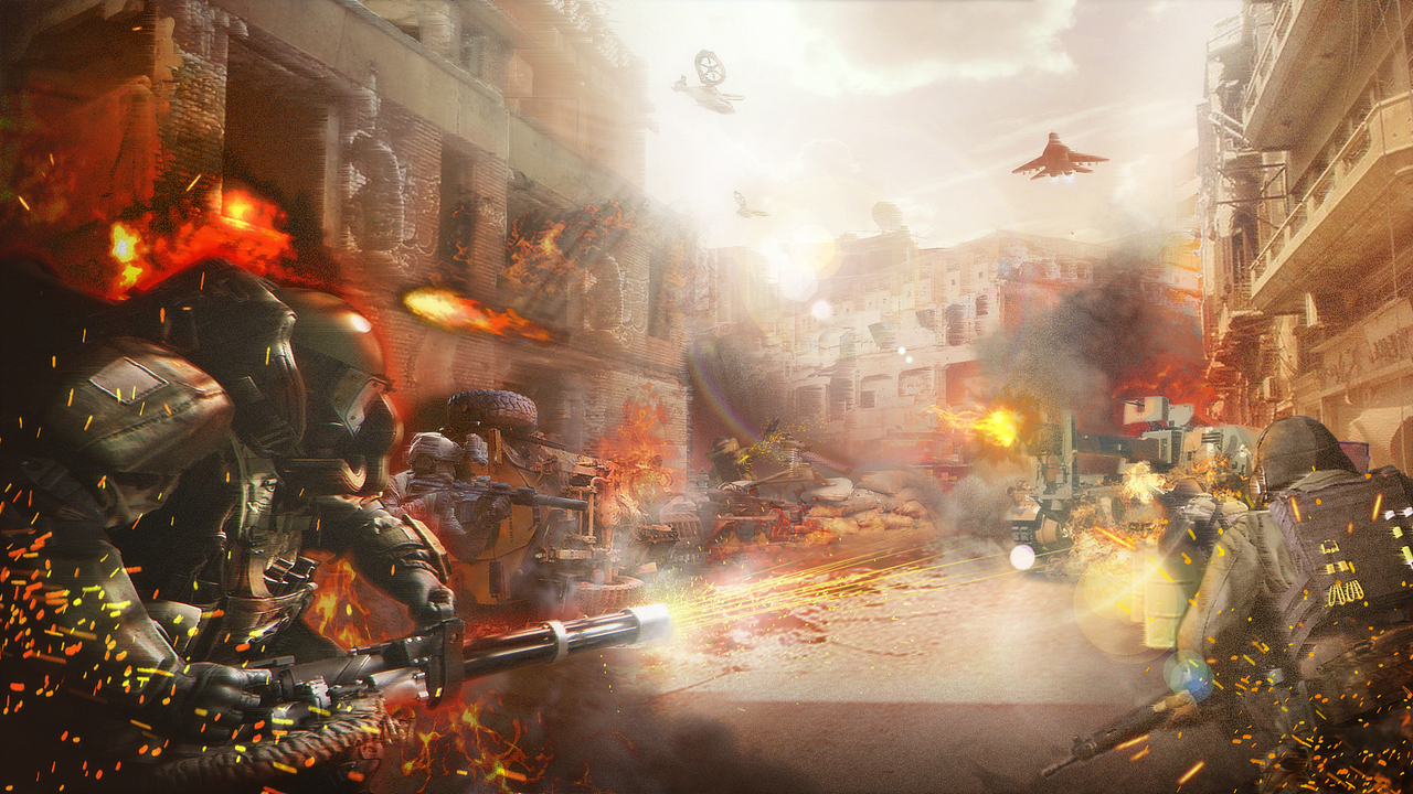 原创作品ui游戏ui登录页操控界面加载界面合成海报游戏界面忍3游戏主