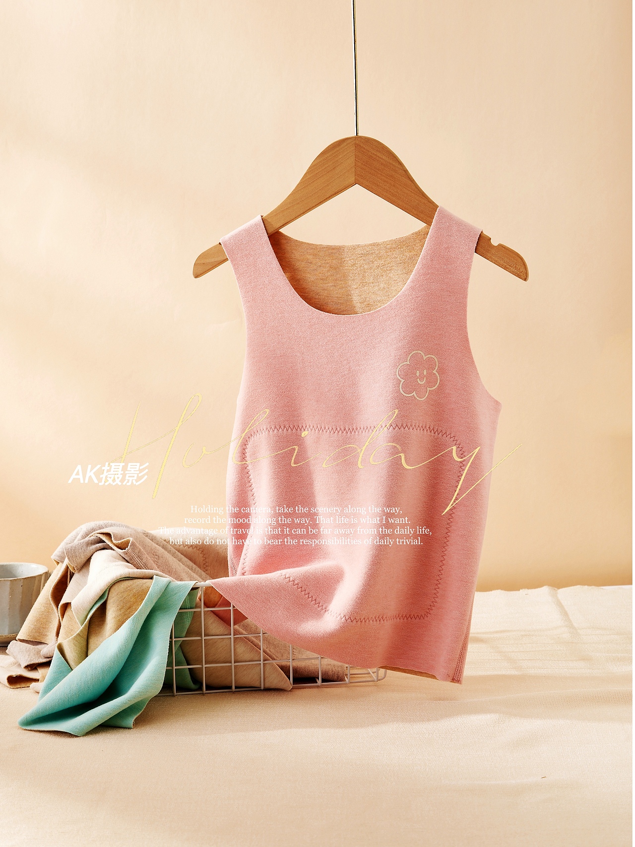 杭州服装摄影秋冬保暖内衣拍摄