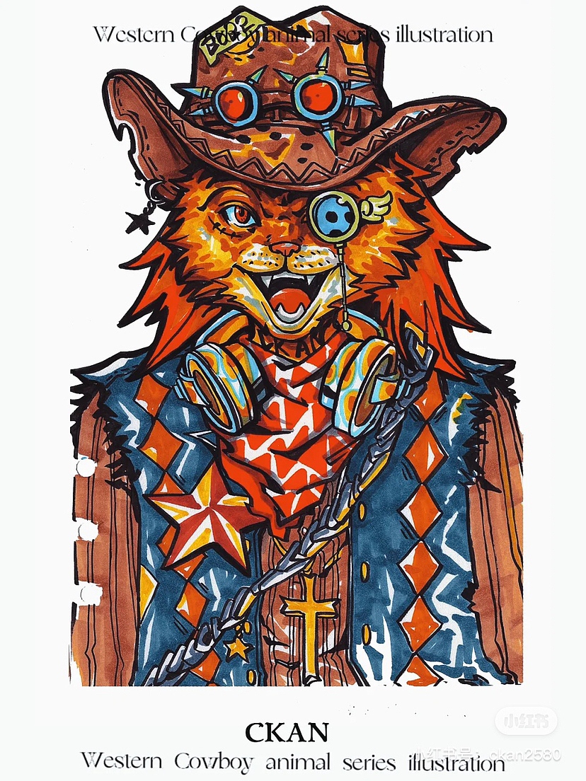 2022年动物系列插画