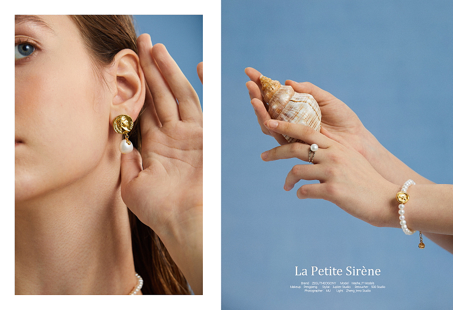想做海的女儿La Petite Sirène饰品zegl/众神记（图ZMzQwNzM2ODc2） - 人像摄影 - 站酷设计师小木MU原创素材 - 站酷ZCOOL