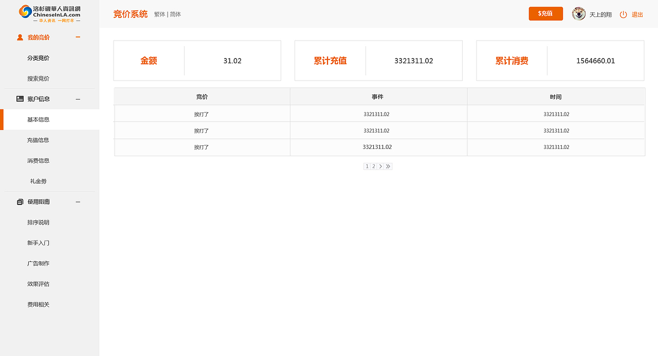 竞价系统后台（图ZMTA3NTg4MTIw） - 其他网页 - 站酷设计师贾大甜_Lori原创素材 - 站酷ZCOOL