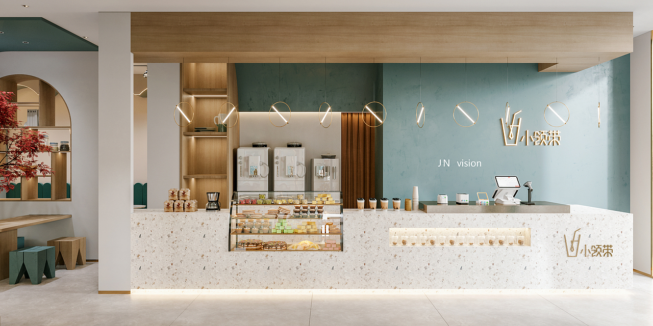 奶茶店表现（图ZMjUyNTM5MjM2） - 家装设计 - 站酷设计师jayno原创素材 - 站酷ZCOOL